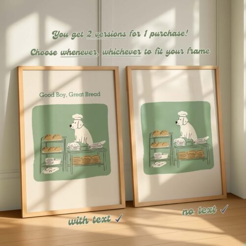 Labrador Retriever Chef Art Print - Whimsical Dog Illustration - Gift for Chef & Baker