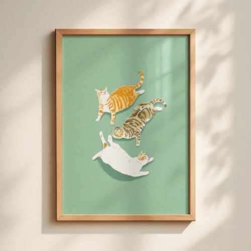 image.png Set of 5 - A Day in the Life of a Ginger Cat