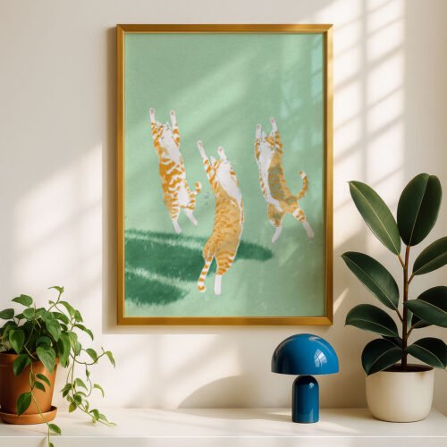 image.png Set of 5 - A Day in the Life of a Ginger Cat