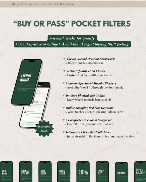 [BUNDLE] The Apartment Design Action Kit