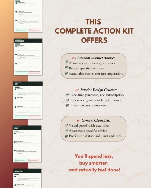 [BUNDLE] The Apartment Design Action Kit