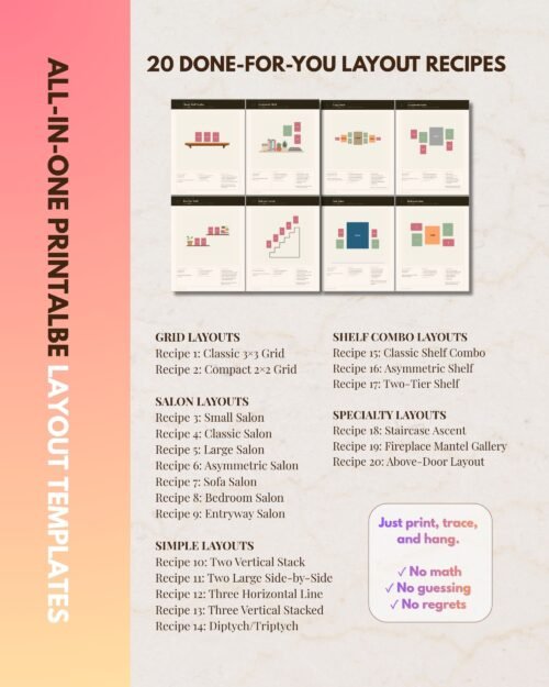 [BUNDLE] The Ultimate Gallery Wall Layout Kit