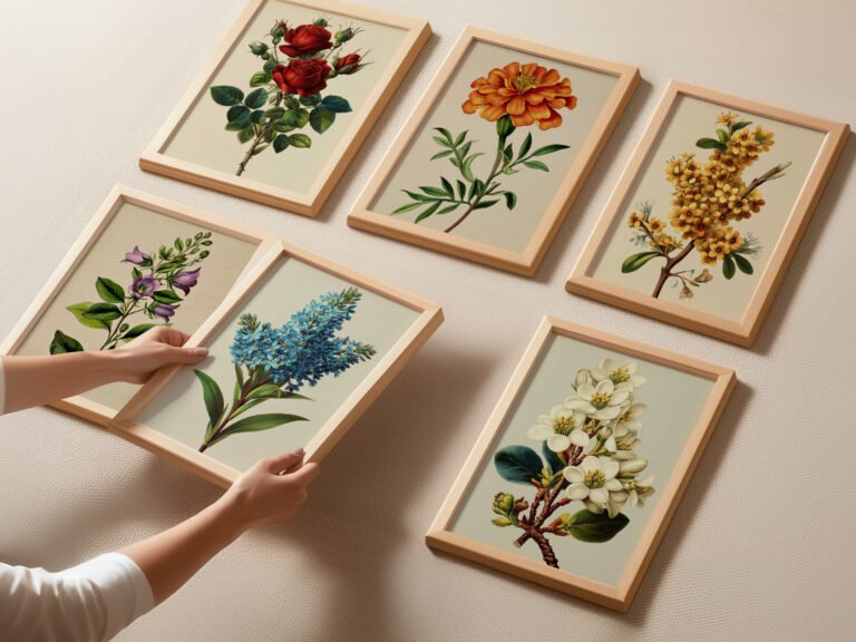 5 Ways to Style Printable Art Beyond Just Hanging It on the Wall