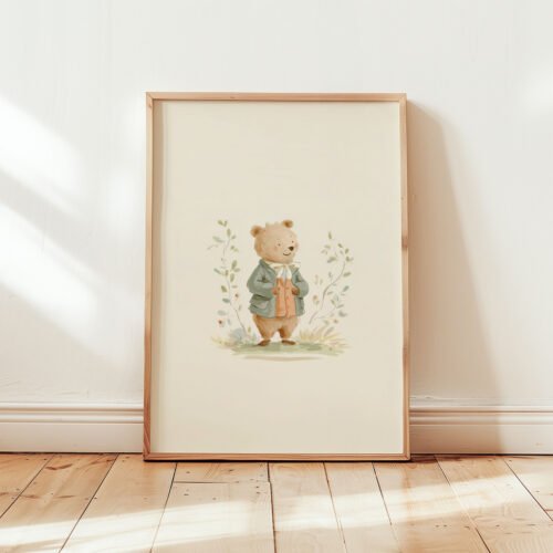Set of 4 - The Woodland Gentlemens - Custom Baby Gift Set for Boys
