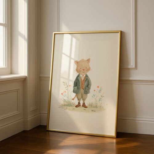 image.png Set of 6 - Little Dreamers - Storybook Nursery Animal Art Set