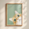 Set of 4 - Candid Moments - Playful Cat Art Print Set