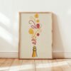 Champagne-bubbles_6 Champagne Toast Art - Bubbly Drink Print - Celebration Wall Decor