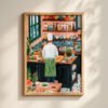 Chef's Corner Art Print - Cozy Kitchen Scene - Cooking Lover Poster