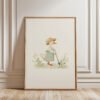 Madame Duck Art Print - Whimsical Bird Illustration - Country Home Decor