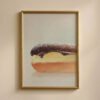 Chocolate Eclair Art Print - French Dessert Decor - Sweet Patisserie Illustration