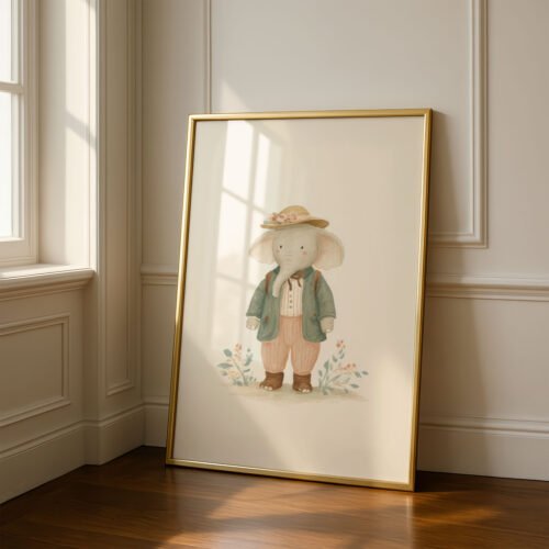 image.png Set of 6 - Little Dreamers - Storybook Nursery Animal Art Set