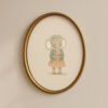 Cute Elephant Girl Print - Safari Girl Room Decor - Watercolor Animal