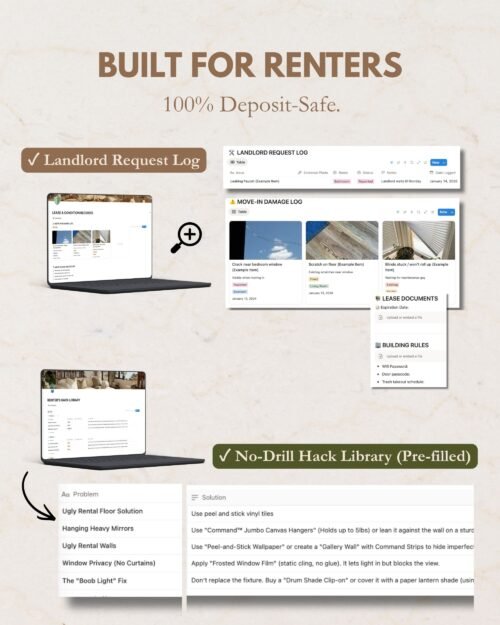 All-in-One Decor Planning & Home Builder OS for Notion