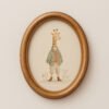 Vintage Giraffe Boy Print - Safari Nursery Decor - Tall Animal in Suit