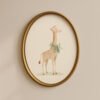 Adorable Giraffe Illustration - Safari Baby Room - Vintage Style Art