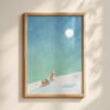 Set of 6 - The Nature Pups - Large Nursery Dog Illustration Gallery Wall
