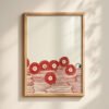 Rolling Vinyls - Black and Red - Music Room Wall Art