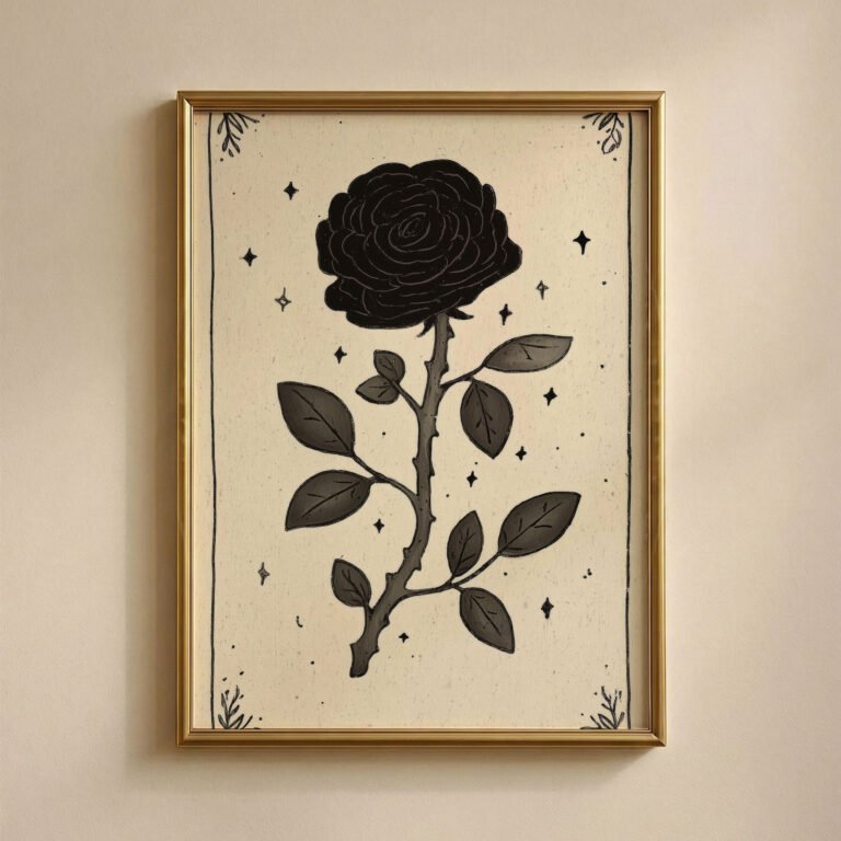 Gothic Dark Academia Wall Art: The Midnight Arcana Collection