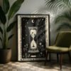 The Hourglass Sands of Time Print - Memento Mori Art - Dark Academia Study Decor