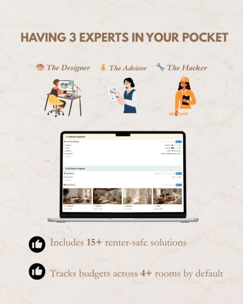 All-in-One Decor Planning & Home Builder OS for Notion
