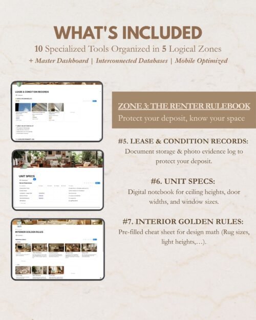 All-in-One Decor Planning & Home Builder OS for Notion