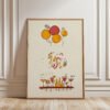 Party Balloons Art - Celebration Corner Print - Festive Bar Cart Sign