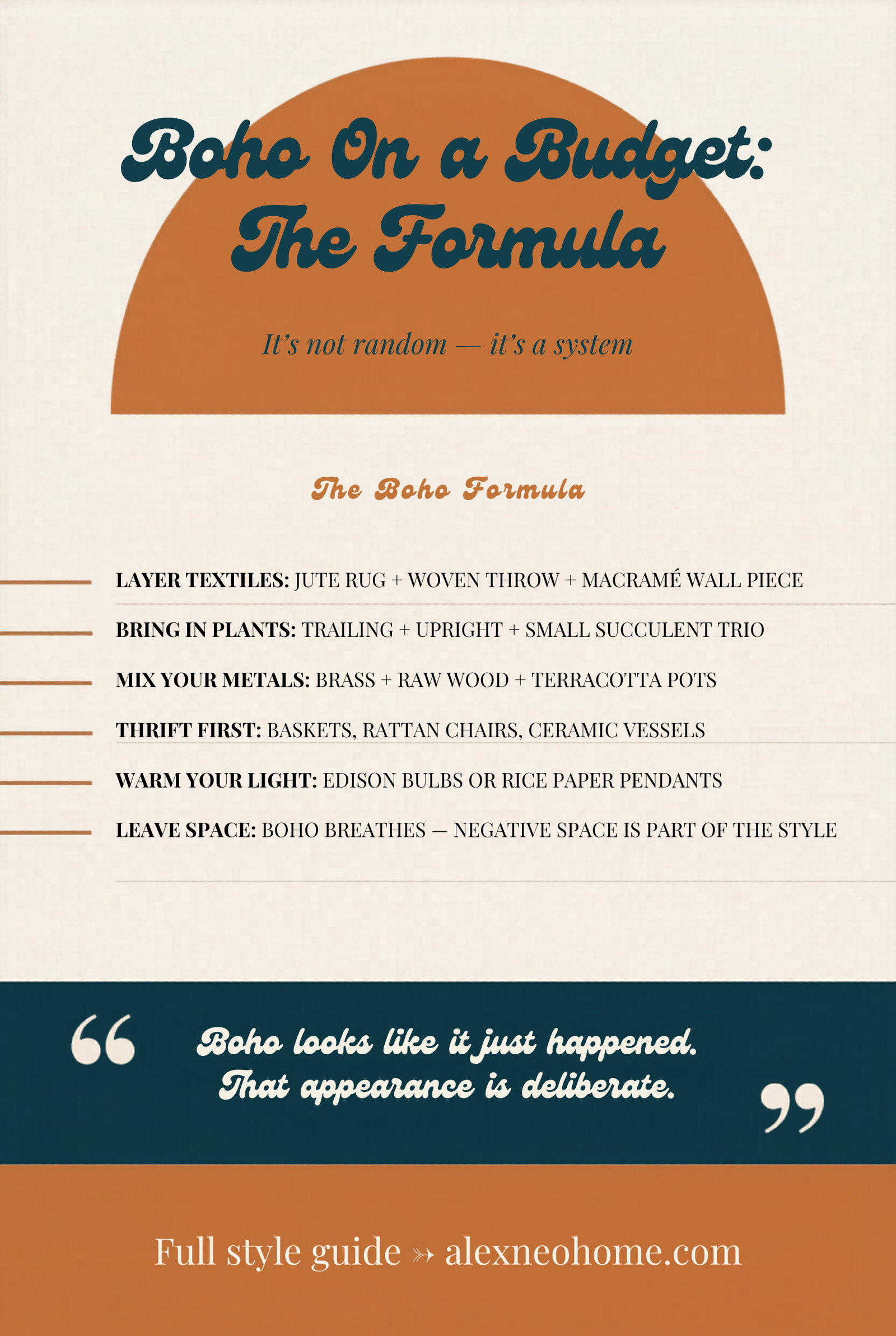 boho formula