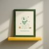 Golden Retriever Cute Dog Scout Print – Kids Room Art - Gift for Boy Scout