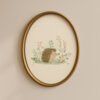 Cute Hedgehog Print - Forest Floor Animal - Woodland Nursery Decor