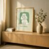 poodle-justice with style-texted_5 copy Poodle Judge Portrait – Cute Dog Printable Wall Art - Gift for Lawyer