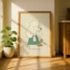 poodle-no objections-texted_4 copy Poodle Judge Portrait – Cute Dog Printable Wall Art - Gift for Lawyer