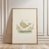 Cute Whale Art Print - Ocean Nursery Decor - Whimsical Sea Animal