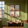 Set of 4 - The Sweet Tooth Quartet - Modern Pastel Dessert Gallery Wall