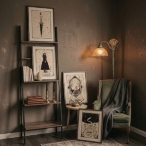 Set of 4 - Femme Fatale - Witchy Feminine Gothic Wall Decor