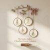 Set of 4 - The Garden Ladies - Custom Baby Gift Set for Girls