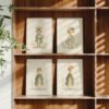 Set of 4 - The Garden Ladies - Custom Baby Gift Set for Girls