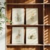 Set of 4 - The Tiny Pals - Baby Animal Watercolor Nursery Art Set