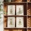 Set of 4 - The Woodland Gentlemens - Custom Baby Gift Set for Boys