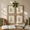 Set of 4 - The Woodland Gentlemens - Custom Baby Gift Set for Boys