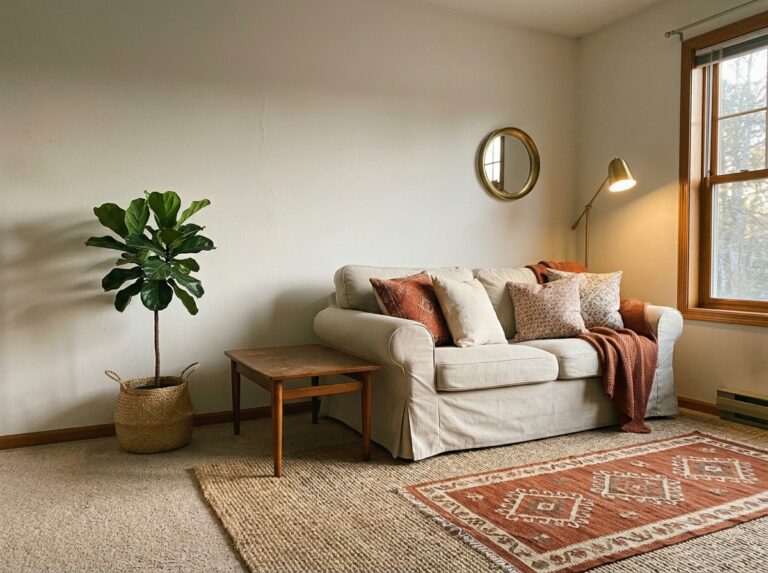 Boho on a Renter Budget: 2026 Update (Walls + Textiles + Light)