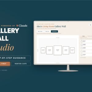 Gallery Wall Studio — visualized layout planner cover, Alex Neo Home