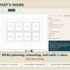 Screenshot AI gallery wall planner with three layouts, hanging math, and shopping list