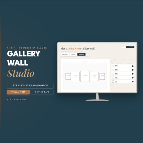 [AI] Gallery Wall Studio — Visualized Layout Planner