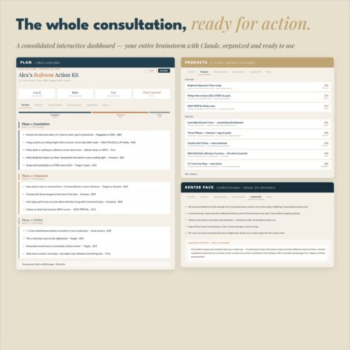 [AI] The Interior Advisor & Action Kit — Designer Consultation