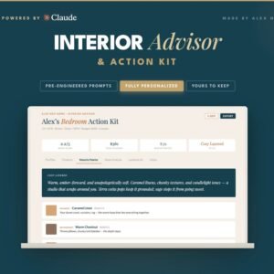 The Interior Advisor & Action Kit — designer consultation cover, Alex Neo Home
