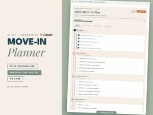 Move In Planner_1 Renter Move-In Planner — interactive move-in timeline cover, Alex Neo Home