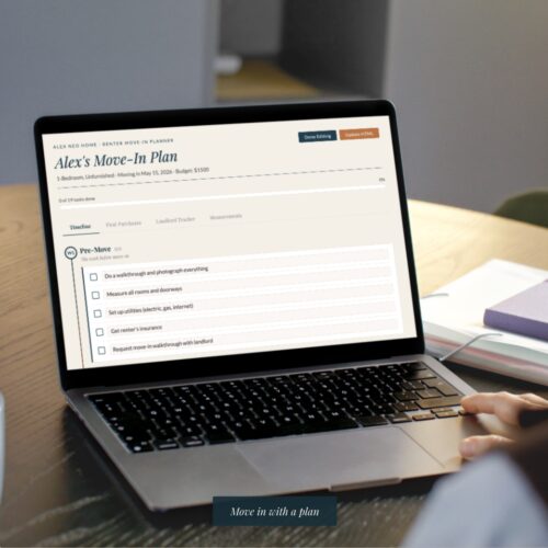 [AI] Renter Move-In Planner — Interactive Move-In Timeline