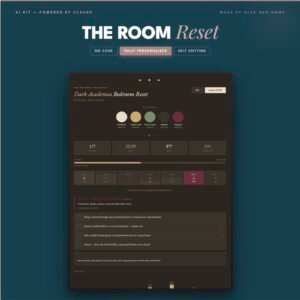 [AI] The Room Reset — Smart 7-Day Style Plan