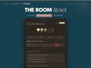 [AI] The Room Reset — Smart 7-Day Style Plan