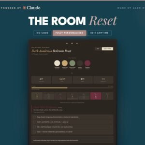 [AI] The Room Reset — Smart 7-Day Style Plan